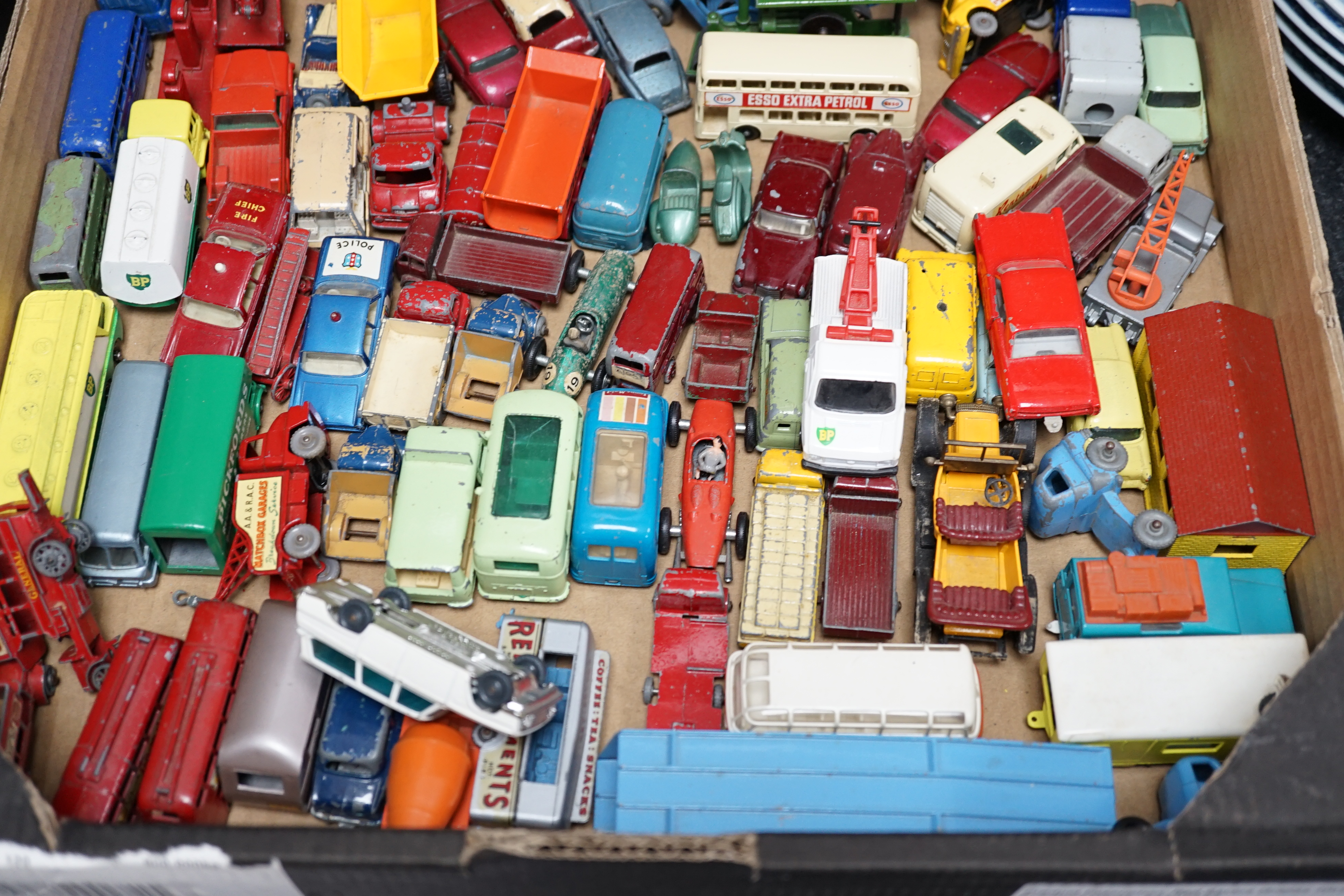 A collection of mainly 1960s diecast vehicles, including twenty-two Husky vehicles, Matchbox Series, Corgi Toys and Dinky Toys (100+ vehicles)